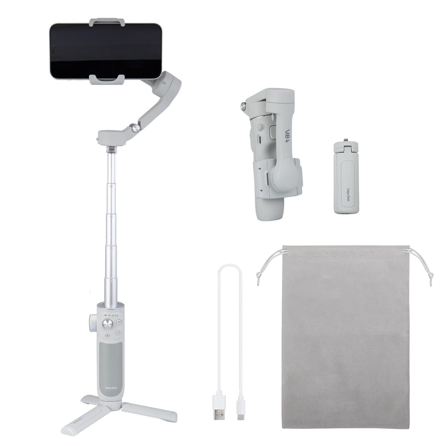 Amazon.com: FeiyuTech VB4 3-Axis Phone Gimbal Stabilizer for